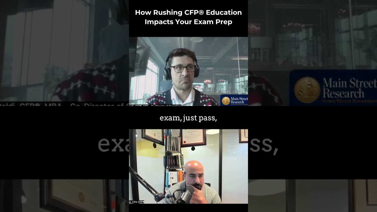 Why Ricky Regretted Rushing His CFP® Education!