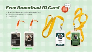 Gratis Template ID Card Siap Edit !!