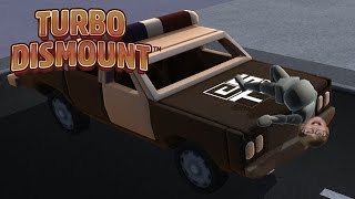 I CRASHED A POLICE CAR! Turbo Dismount | Steam Game