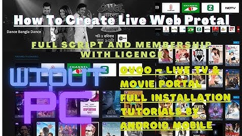How To Create Movies Streaming Site, OVOO Script and Membership licence By Android Mobile 2022