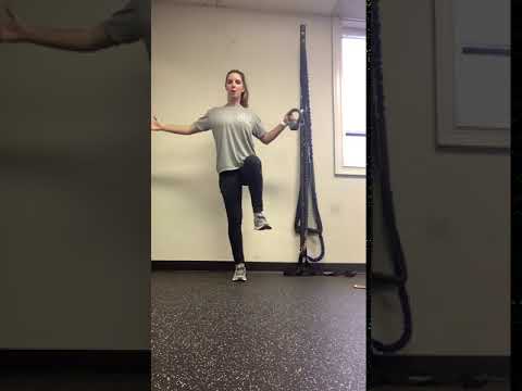 Single leg balance: