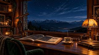 Soft Jazz for Reading & Studying | Midnight Observatory (3 Hours) screenshot 1