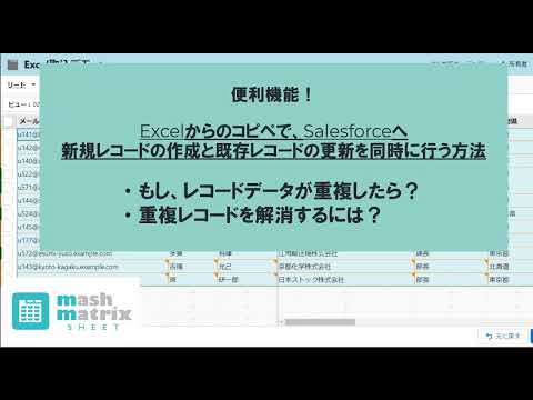 【活用ヒント】簡単便利！SalesforceレコードUPSERT機能の使い方（続編）