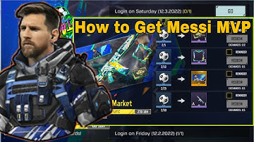 How to Get M.V.P Messi Legend vs LK24 M.V.P Messi Codm | Scoreboard Market Event in Cod Mobile