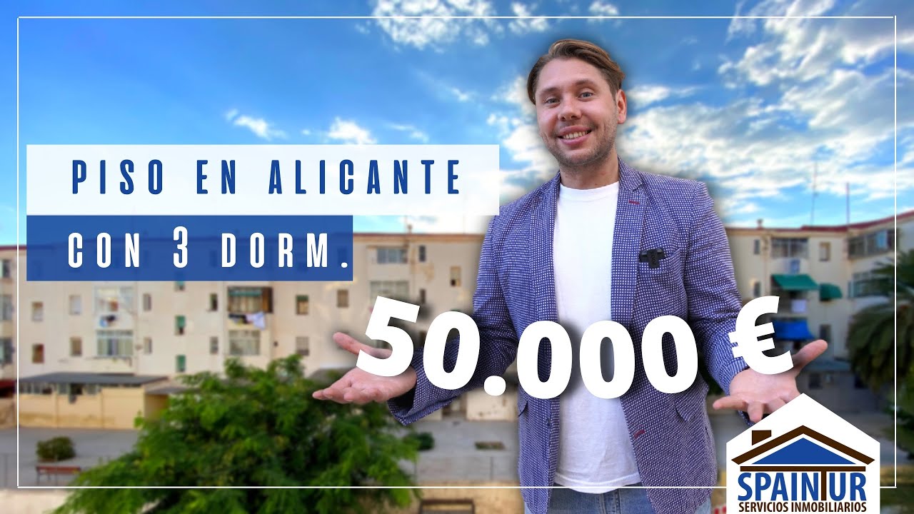 COMPRAR PISO BARATO BARRIO LOS ÁNGELES ALICANTE | ESPAÑA | SOLO 50.000€ SA1191 SPAINTUR INMOBILIARIA