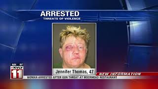 News   Fargo woman arrested after gun threat in restaurant