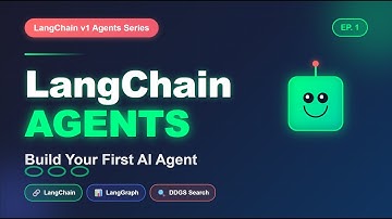 Langchain v1 Agents 1 - Basic Agent Creation with Web Search Tools using Langchain and Langgraph