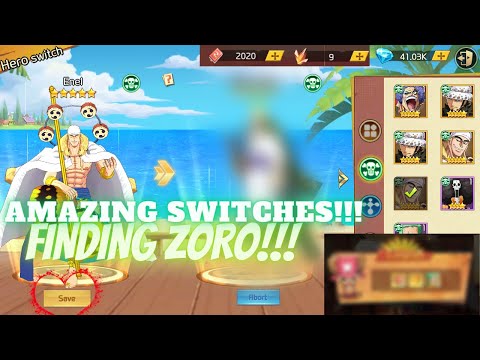 HERO SWITCH (FINDING ZORO) LUCKY! OP VOYAGE CHRONICLES/OP STRAWHAT CHASE/PIRATE DUEL/OP:DREAM SAILOR