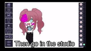 How to put the text box at the bottom of the screen (gacha club). Tutorial
