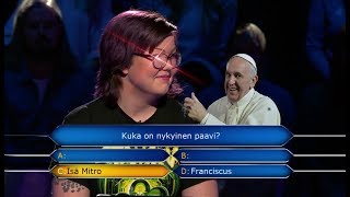 Haluatko miljonääriksi?: Kuka on nykyinen paavi? || Isä Mitro