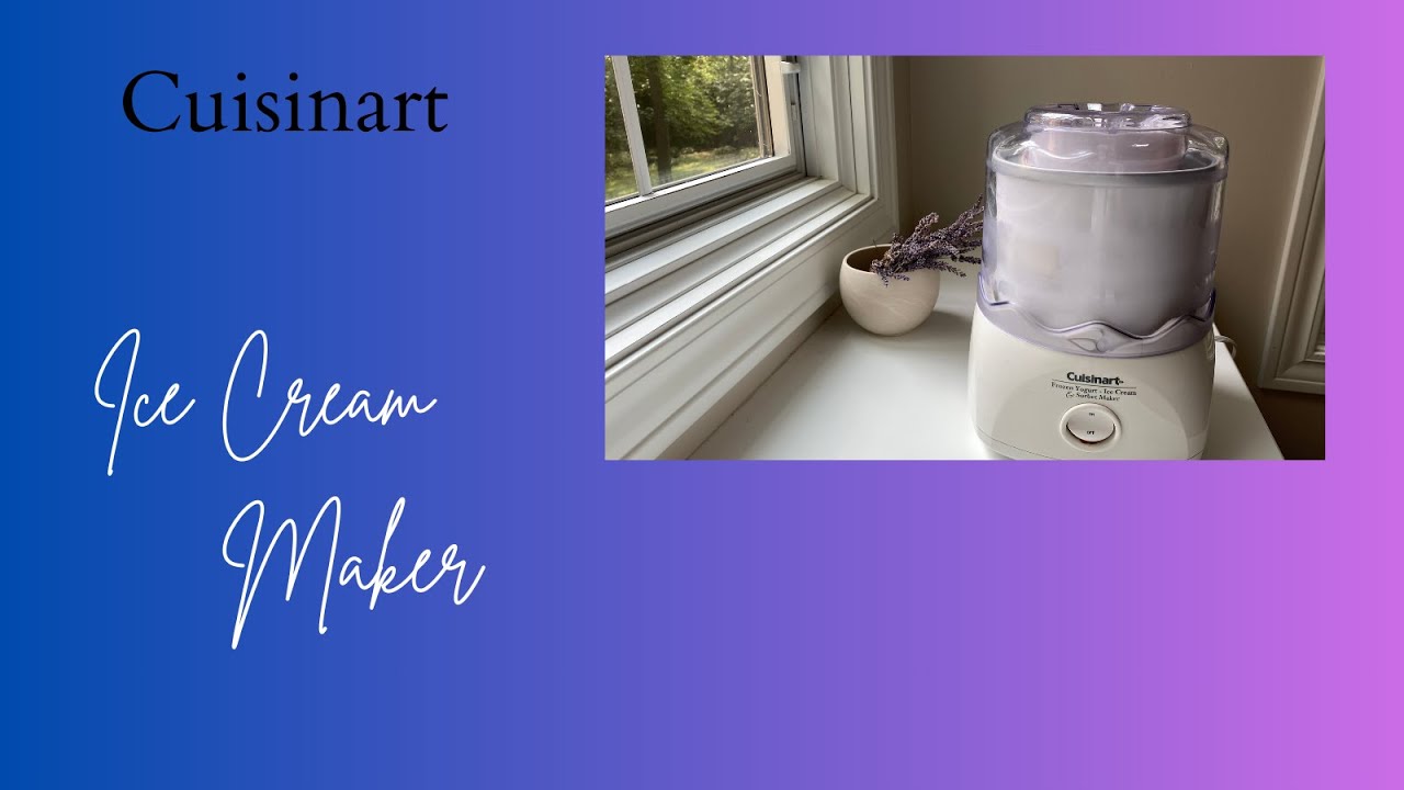 Cuisinart ICE-20P1: Make Frozen Treats in Under 20 Minutes