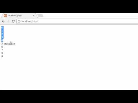 Php Tutorial in Hindi Part 15 Difference between Continue and Break
