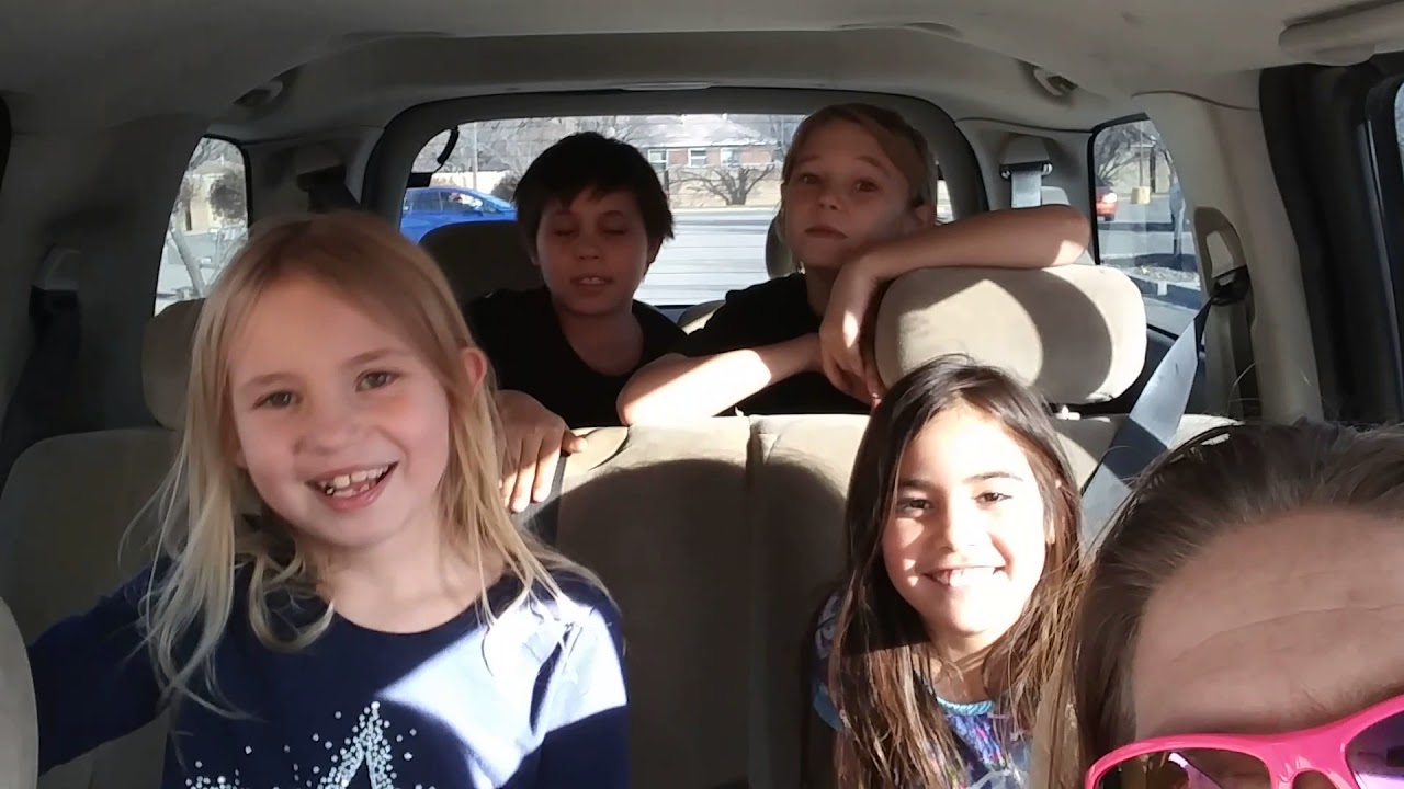 Singing in the car YouTube