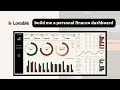 I Used Lovable AI To Design My Personal Finance Dashboard