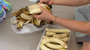 #164. Bảo quản chuối chín ăn không kịp