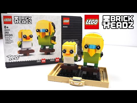 LEGO Brickheadz Budgie Review (2021 Set 40443)