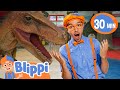 Blippi and Stanley The Dinosaur! | 😆🐱‍🐉 Blippi | Learning Videos for Kids - Explore With Me!