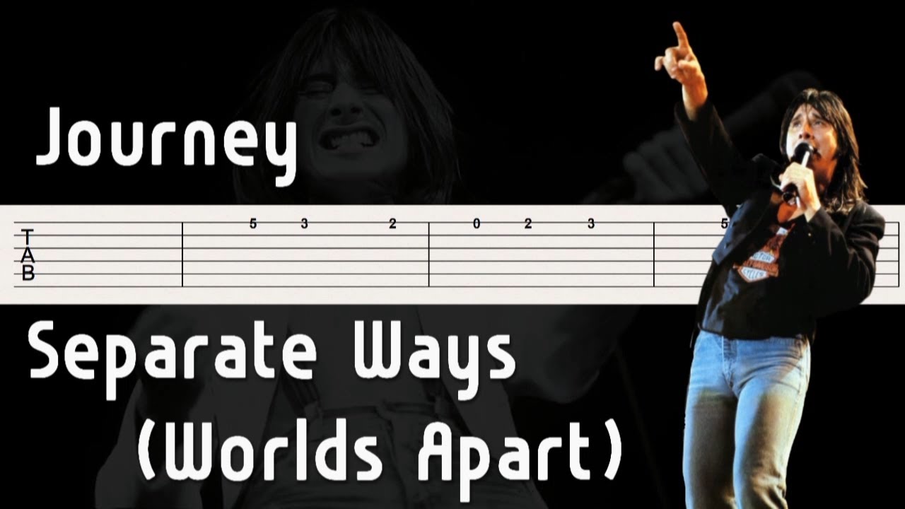 separate ways journey guitar