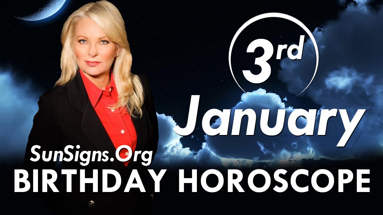 horoscope 3 january born