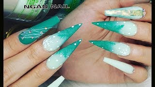 CÁCH DESIGN NOEL CHO BỘ MÓNG ĐẸP CỦA NGÂN NAIL 782 YouTube