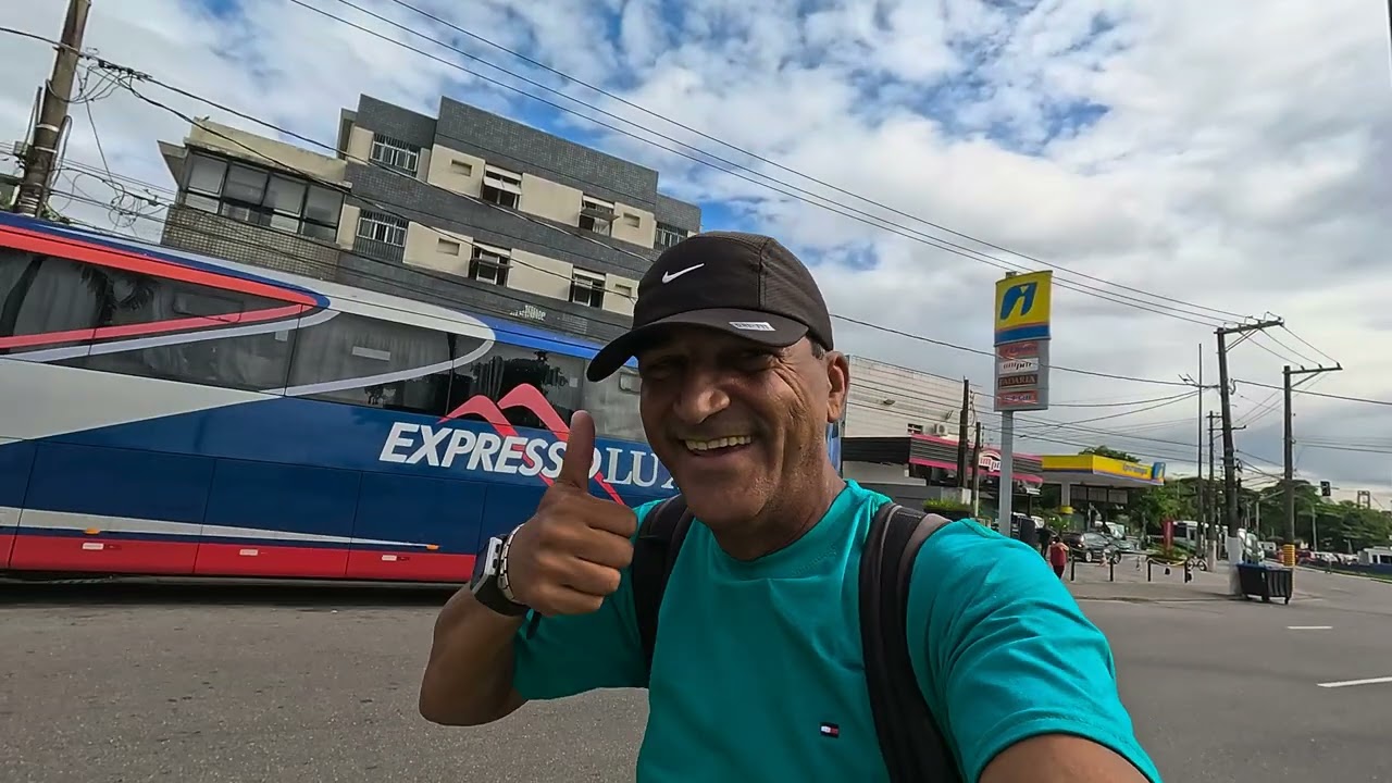 Viagem de São Paulo até Guarujá Passeio na Praia de Pernambuco do Mar Casado e Enseada Guarujá 4K