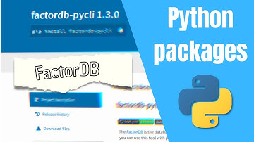 Python Packages FactorDB