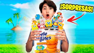 ¡ABRIENDO LITTLE BITES CON JUGUETE SORPRESA DE BOB ESPONJA!
