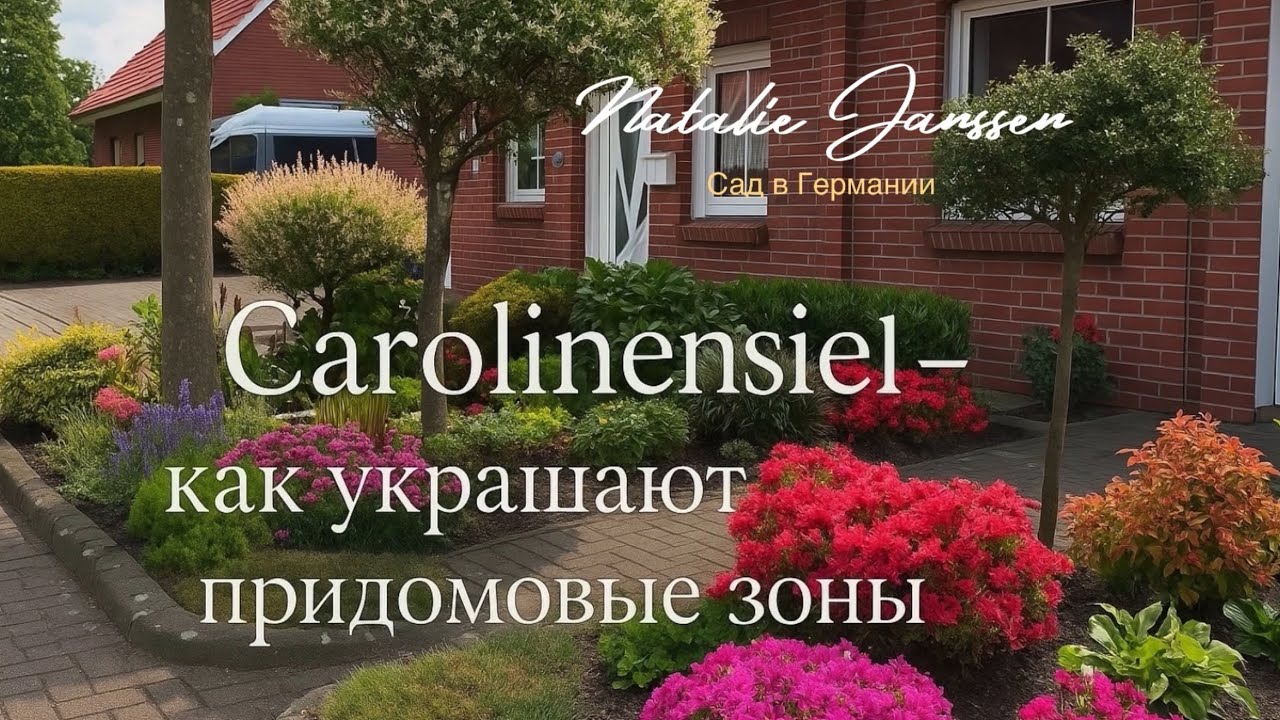 Уют без ограждений 🌿Придомовые зоны 🌿 Входные зоны 🌿 Прогулка по Carolinensiel 🌿