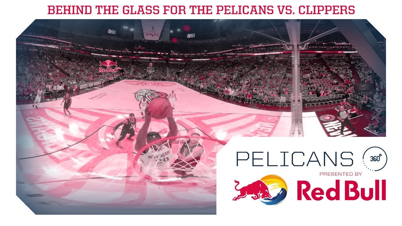 lonzo ball injury Pelicans vs. Clippers in 360° | Behind the Glass with the Red Bull Energy Cam