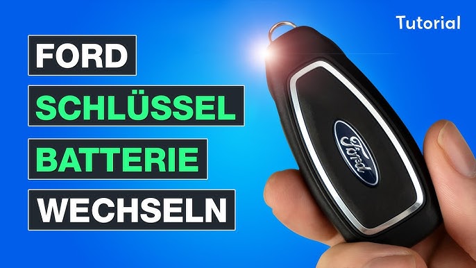 Klapp Schlüssel +Batterie passend für Ford Transit Focus III