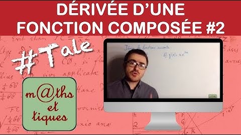 Dériver une fonction exponentielle exp(u) - Terminale