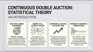 Statistical Theory of the Continuous Double Auction - Overview & Summary