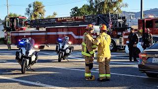 4 Car Crash Caused By Reckless Driver Traps Multiple People In Glendale CA