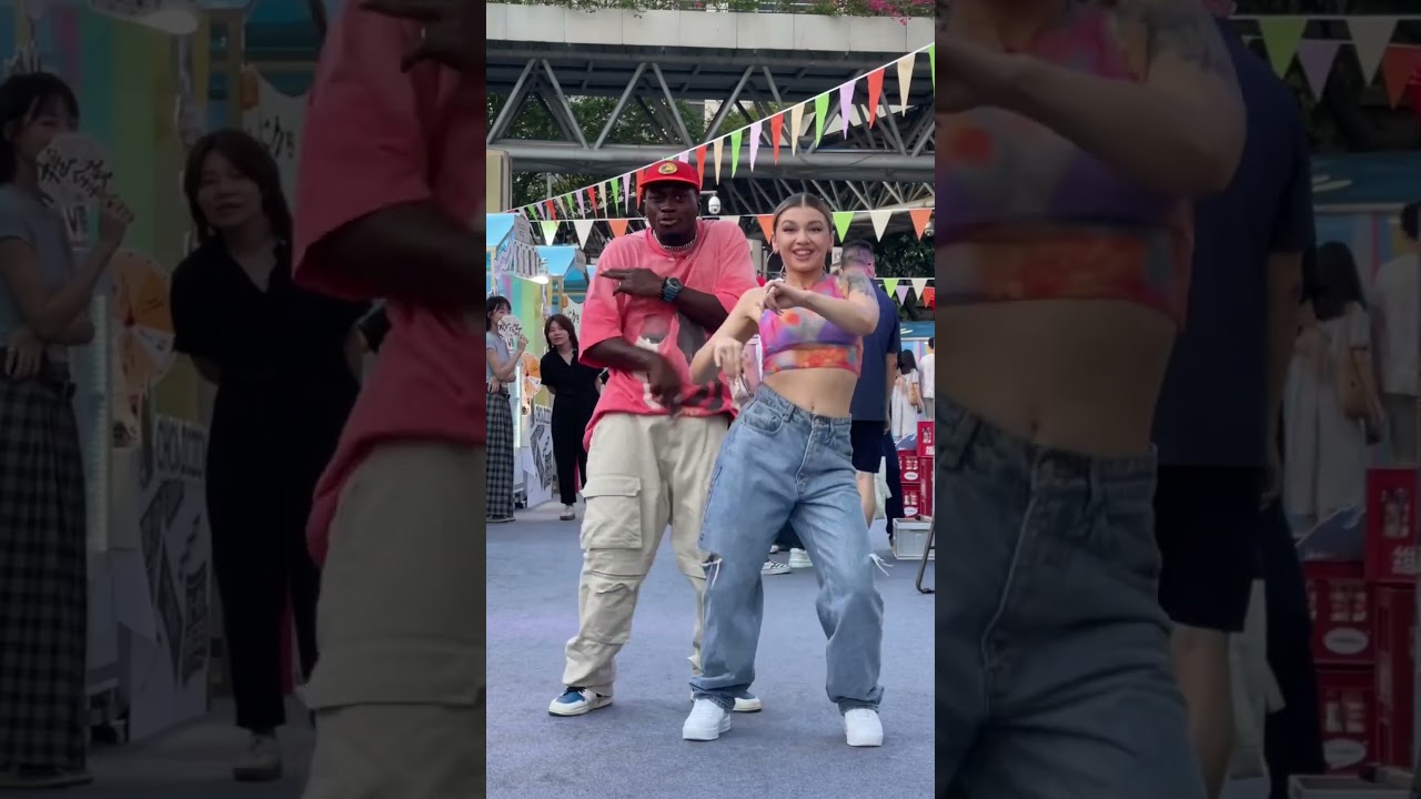 Dancing on the streets of China🇨🇳😰 