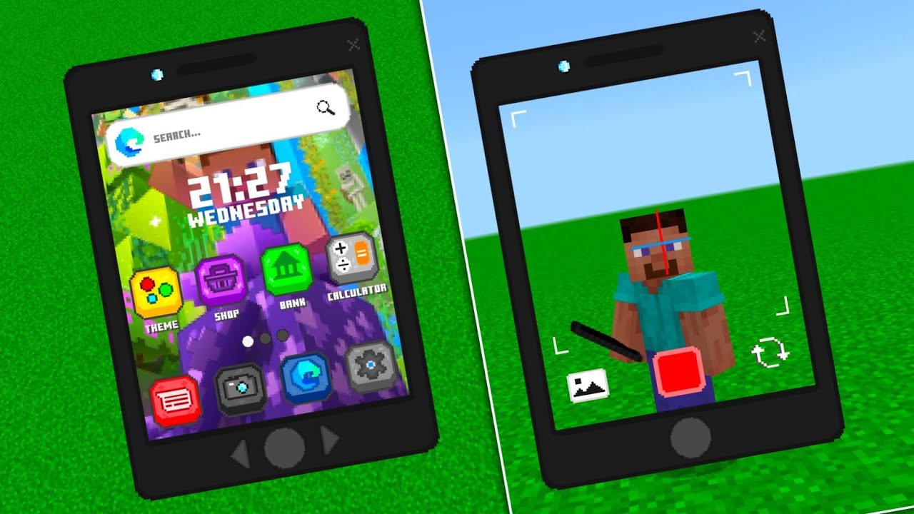 Working Smartphone Addon in Minecraft PE - YouTube