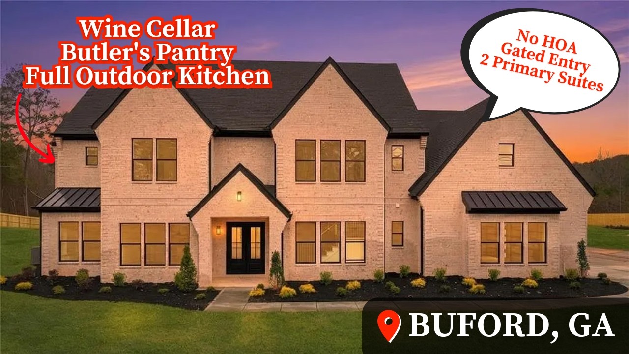 Жизнь в Буфорде, Джорджия | Винный погреб | Кладовая для дворецкого | Нет ТСЖ | Экскурсия по дому...