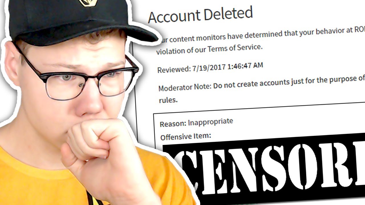 roblox deleted my account