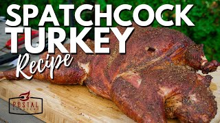 Spatchcock Turkey Recipe - Juicy Smoked Turkey on the Weber Kettle