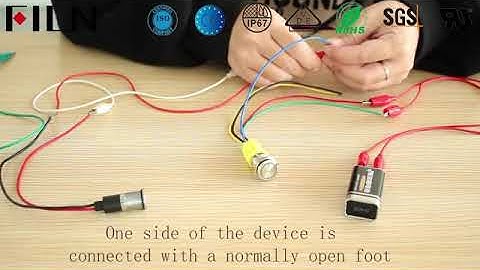 how to wire a 5 pin push button switch