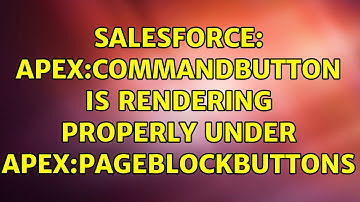 Salesforce: apex:commandButton is rendering properly under apex:pageBlockButtons