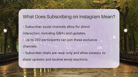 What Does Subscribing on Instagram Mean? - Everyday-Networking