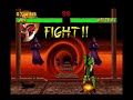 Mortal Kombat 2 Sega Saturn Very Hard Playthrough Jax 