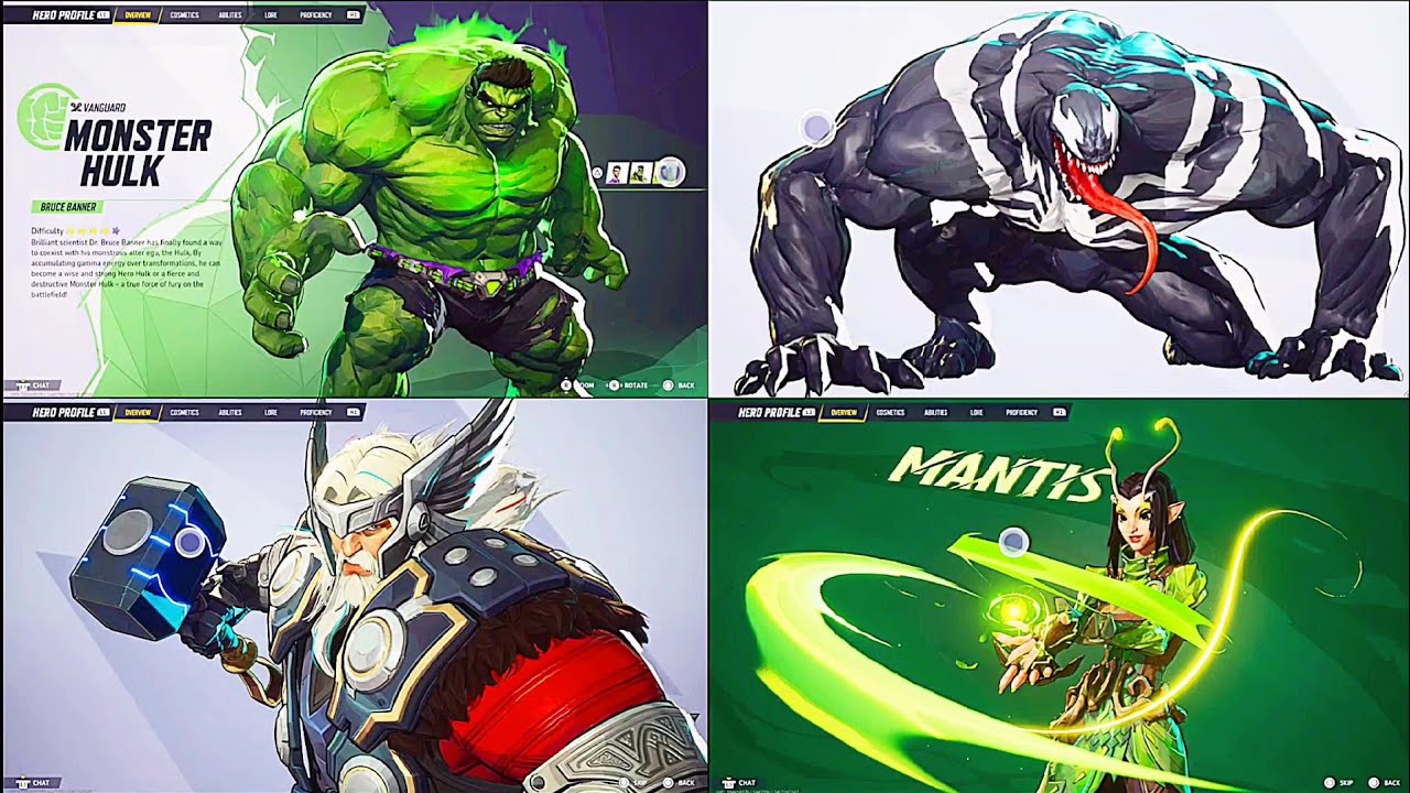 Marvel Rivals Animations Characters Marvel Rivals | All Characters All Classes Animation | PS5 Gameplay ...