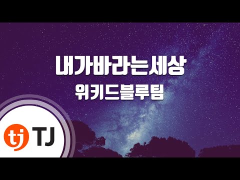 [TJ노래방] 내가바라는세상 - 위키드블루팀(WE KID) / TJ Karaoke