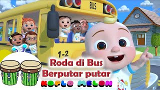 Roda di bus versi dangdut | Koplo melon cocomelon lagu anak anak