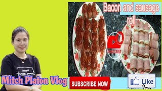 Bacon & sausage roll || @mitchplaton #dailyvlog #youtube