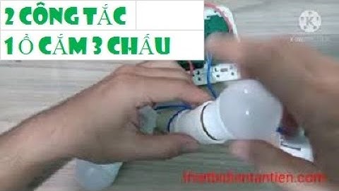 Hướng dẫn lắp đặt 2 công tắc đèn và ổ cắm đôi 3 chấu Panasonic | Đại lý thiết bị điện Panasonic.