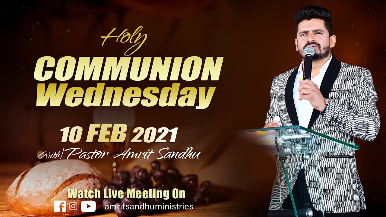 10-02-2021 HOLY COMMUNION WEDNESDAY PRAYER SERVICE LIVE STREAM - YouTube