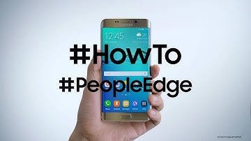 Samsung Galaxy S6 edge+: People Edge [How-To-Video]