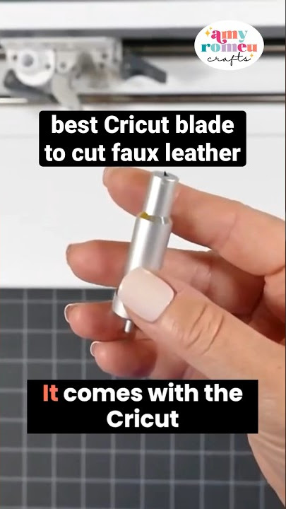 How to Cut Faux Leather on a Cricut – Making Stuff with Sam